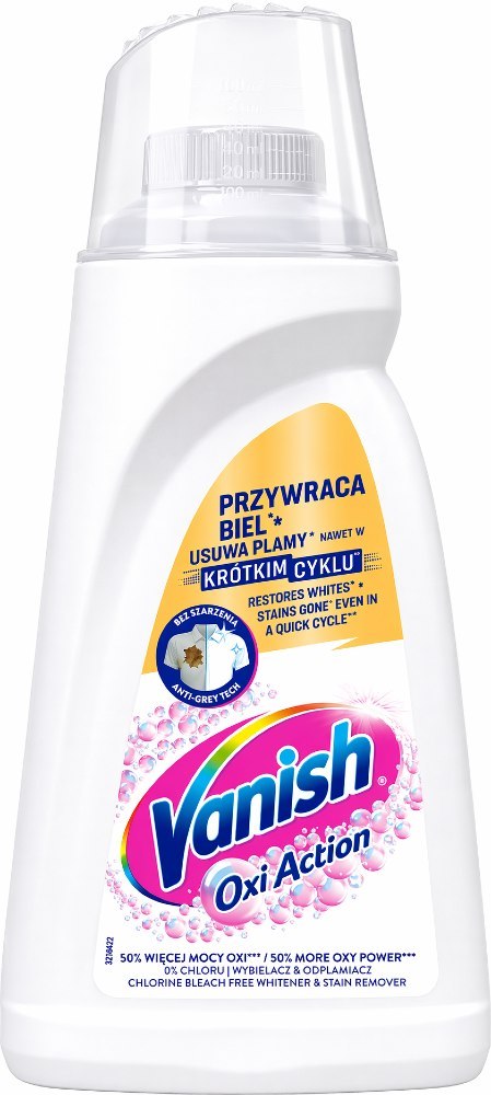 Vanish Oxi Action White Odplamiacz W Żelu 1l