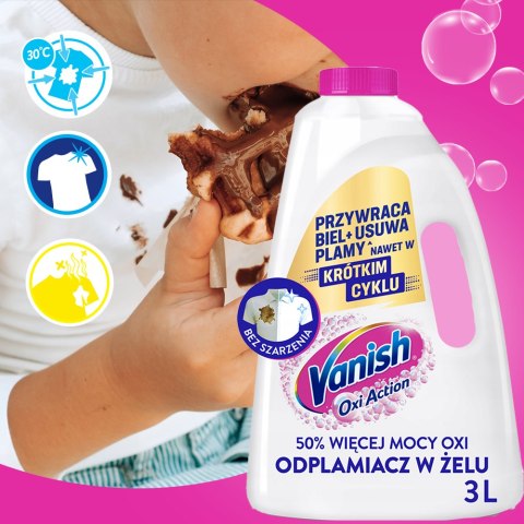 Vanish Oxi Action White Odplamiacz W Żelu 3l
