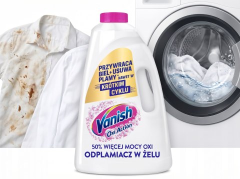 Vanish Oxi Action White Odplamiacz W Żelu 3l