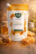 Zestaw 5x1000 ml AURA Care Mydło Do Rąk Uzupełniające MIX
