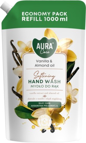 Zestaw 5x1000 ml AURA Care Mydło Do Rąk Uzupełniające MIX