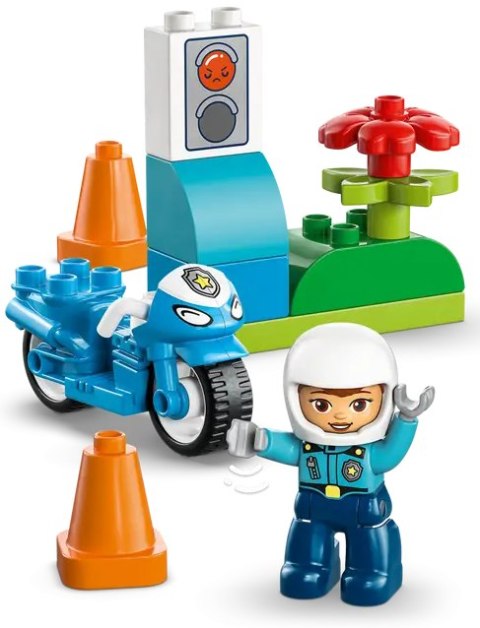 10471 - LEGO DUPLO - Niebieski motocykl policyjny