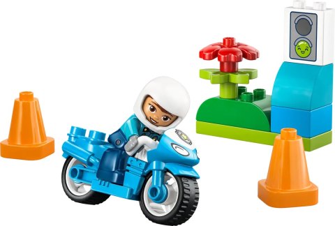 10471 - LEGO DUPLO - Niebieski motocykl policyjny