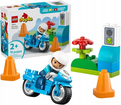 10471 - LEGO DUPLO - Niebieski motocykl policyjny
