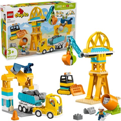 10476 - LEGO DUPLO - Plac budowy z pojazdami 3 w 1