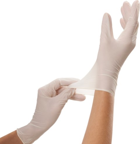Rękawice lateksowe Vileda Natural Latex S/M 10 szt.
