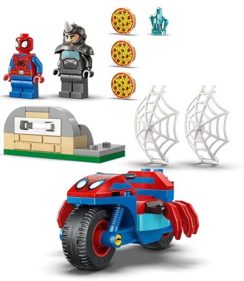 11206 - LEGO Super Heroes - Spidey na motocyklu kontra Rhino