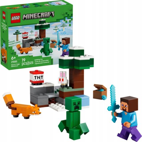 21583 - LEGO Minecraft - Przygoda Steve'a w tajdze