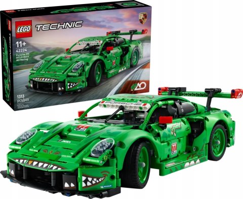 42224 - LEGO Technic - Samochód Porsche 911 GT3 R REXY AO Racing