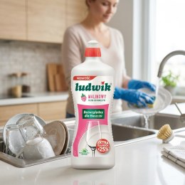 Ludwik Płyn Do Naczyń Malinowy Butelka 900g