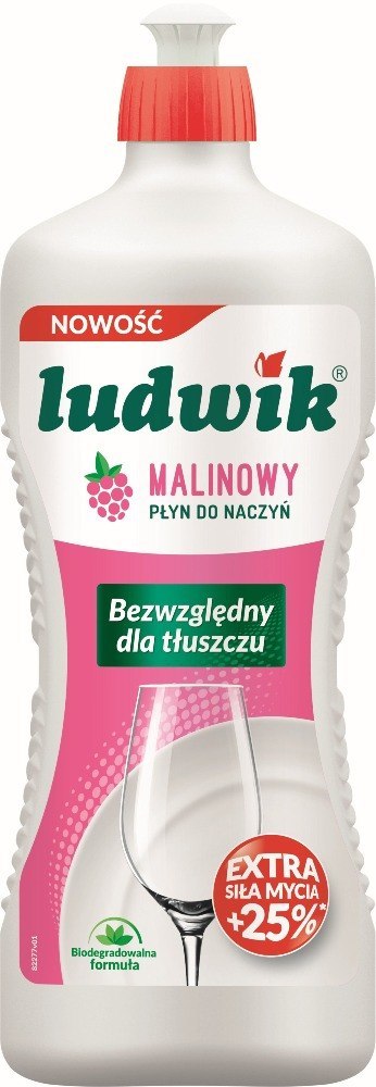 Ludwik Płyn Do Naczyń Malinowy Butelka 900g
