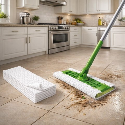 Swiffer Dry Ściereczki Podłogowe Do Mopa - Wkłady Elektrostatyczne 108 szt.