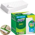 Swiffer Dry Ściereczki Podłogowe Do Mopa - Wkłady Elektrostatyczne 108 szt.