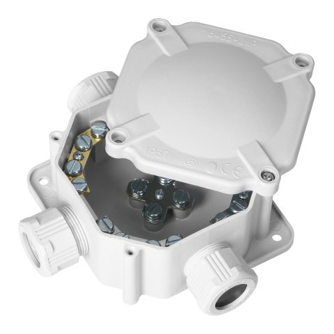 Puszka hermetyczna IP67 / 4 dławnice / 144x144