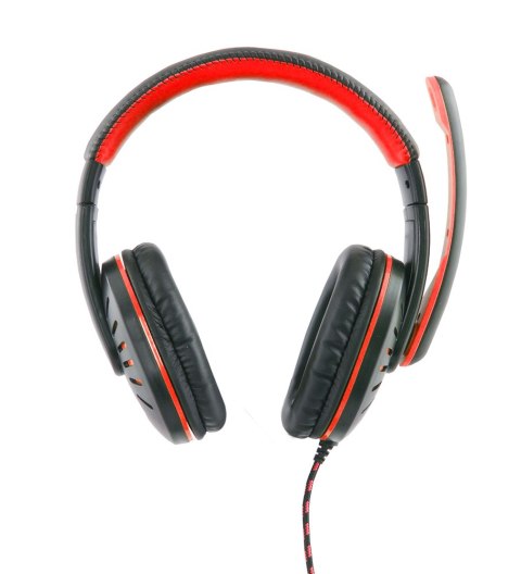 EGH330R Esperanza słuchawki z mikrofonem gaming crow czerwone