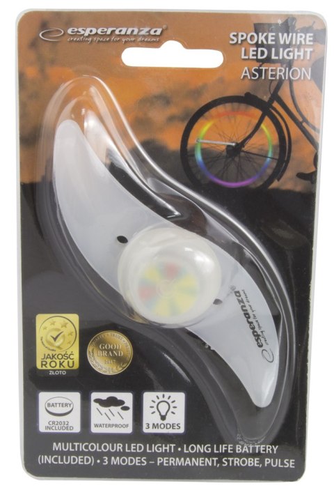 EOT006 Esperanza lampka led rowerowa na szprychy asterion