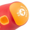 Wkrętak krzyżowy 1000V, PH0 x 60 mm, S2