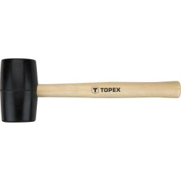 Młotek gumowy 50 mm, 340 g, trzonek drewniany