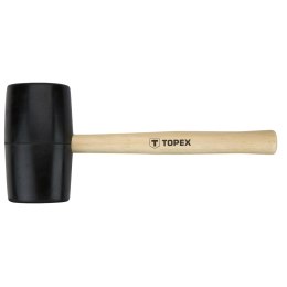 Młotek gumowy 72 mm, 900 g, trzonek drewniany