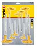 Klucze Torx typu "T" T10-T50, zestaw 9 szt.