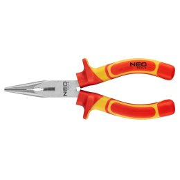 Szczypce wydłużone proste 180 mm, 1000V, CrV, polerowane