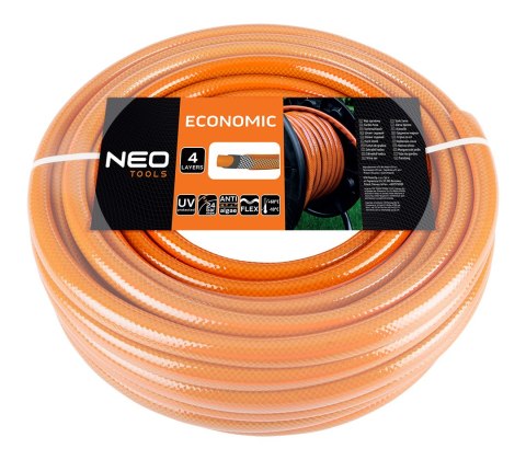 Wąż ogrodowy 1/2" x 30 m, 4-warstwowy NEO ECONOMIC