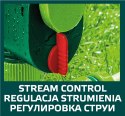 Zraszacz oscylacyjny z wielokierunkową regulacją zasięgu, powierzchnia zraszania do 208 m2