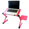 SL7B Stolik pod laptopa chłodzący czerwony