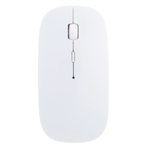 AK278D Mysz optyczna slim bezprz. biała