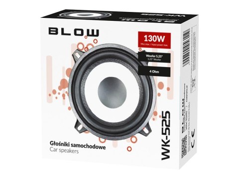 0895# Głośnik blow wk525 4ohm samochodowy niskotonowy