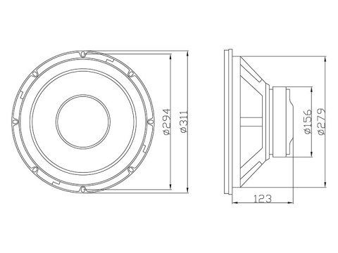30-534# Głośnik blow a-300 8ohm