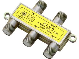 3104# Rozgałęźnik f: sat 4 way spliter alda