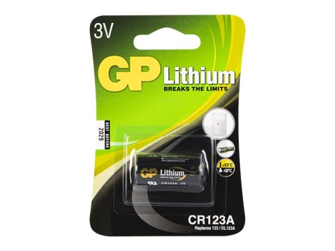 82-531# Bateria litowa 3v cr123a gp blister 16,8x34,5mm