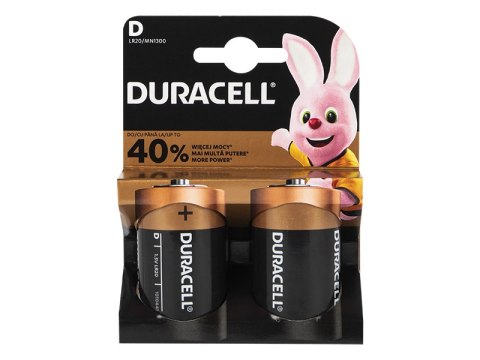 8681# Bateria alkaliczna lr20 duracell plus blister 2szt.