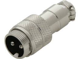 20-094# Gniazdo cb mikrofonowe 2pin na kabel