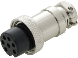 24-763# Wtyk cb mikrofonowy 7pin na kabel