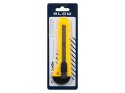 3136# Nożyk łamany 18mm introligatorski plastikowy żółty