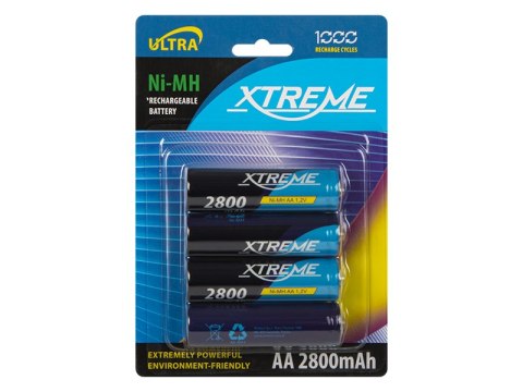 82-601# Akumulator r6 ni-mh aa 2800mah xtreme 4szt`