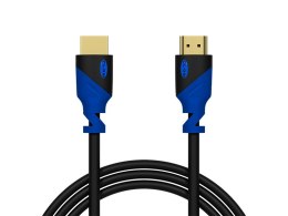 92-639# Przyłącze hdmi-hdmi blue proste 5m 4k`