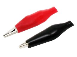 96-703# Krokodylek średni w izolacji 51mm czarny