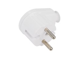 3991# Wtyczka wt-16b kątowa biała