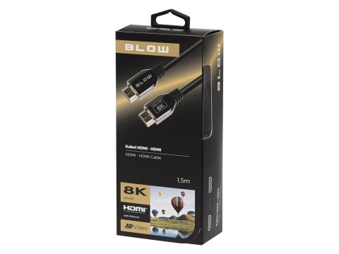 92-647# Przyłącze hdmi-hdmi 8k 1,5m premium 2.1v