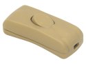 97-024# Przełącznik przelotowy pp15 złoty 230v