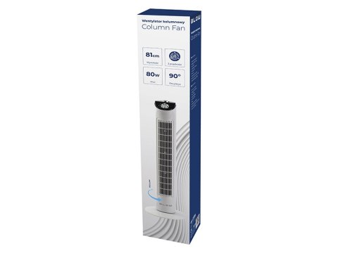 44-073# Wentylator kolumnowy 80w biały