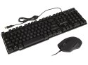 84-217# Klawiatura+mysz blow z podświetlenieim led tamer`