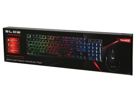 84-217# Klawiatura+mysz blow z podświetlenieim led tamer`