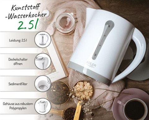 AD 1244 Czajnik plastikowy 2,5 l