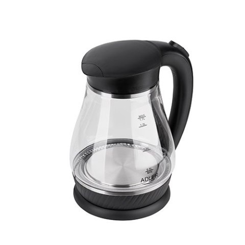 AD 1274 black Czajnik szklany 1,7l