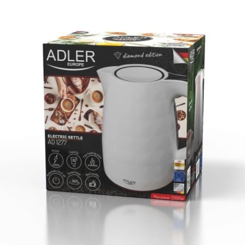 AD 1277 white Czajnik plastikowy 1,7 l