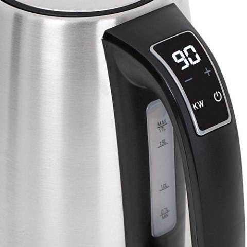 AD 1340 Czajnik metalowy 1,7l z lcd & regulacją temperatury
